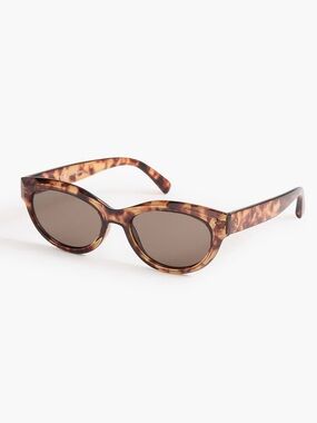 J. Crew Tortoiseshell Cat-Eye Sunglasses - Brown